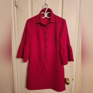 Class red mini dress us 2/xs